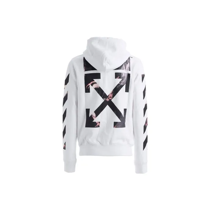 OFF WHITE Caravaggio Arrows Zip Up Hoodie-1