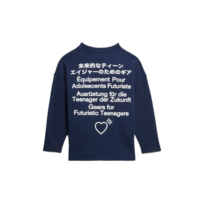 Human Made X Adidas Originals HUMAN MADE Collaboration Sweatshirts Men College Navy-1
