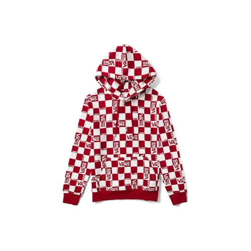 Vans Sweatshirts Unisex Red/White Checkered