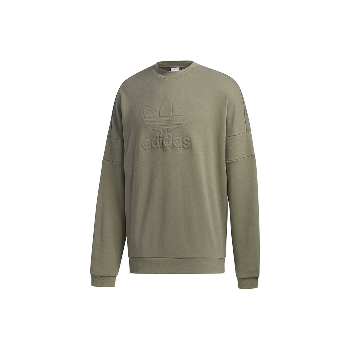 Adidas Originals Embossed Sweatshirts Men Army Green XXL POIZON