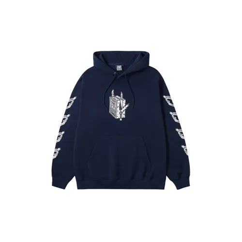 Vision Street Wear HuntSoul Sweatshirt Unisex Navy Blue