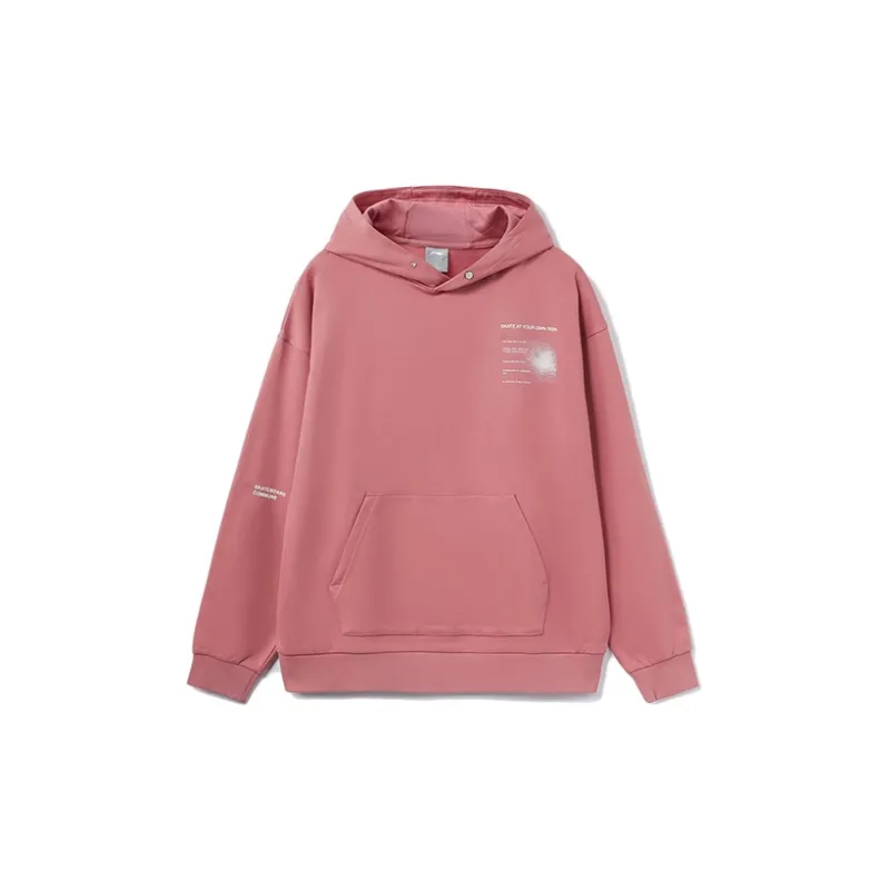 LiNing Sweatshirt Unisex Dirty Pink Red-1
