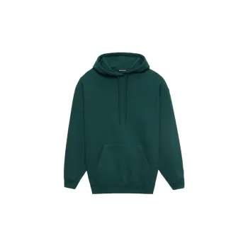 Balenciaga Logo Print Hoodie Green/White