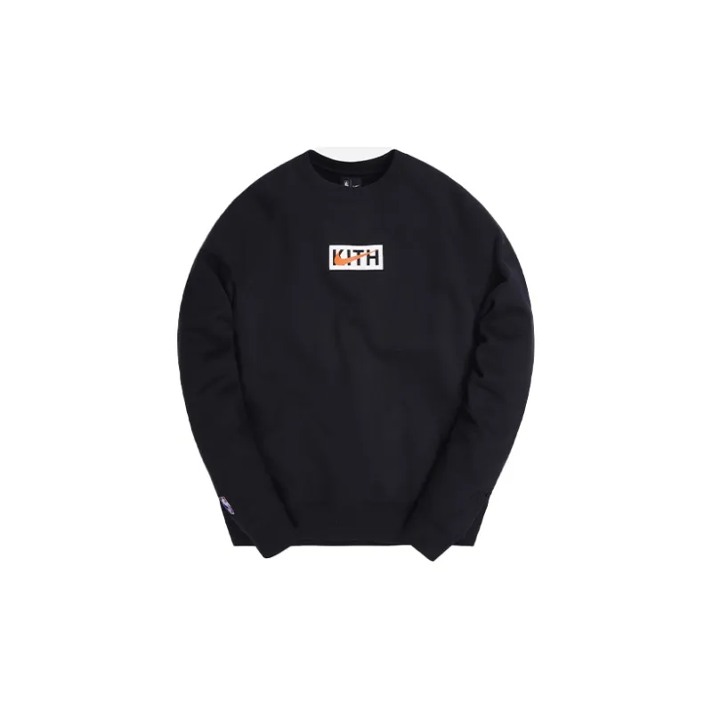 KITH & Nike for New York Knicks Fleece Crewneck - POIZON