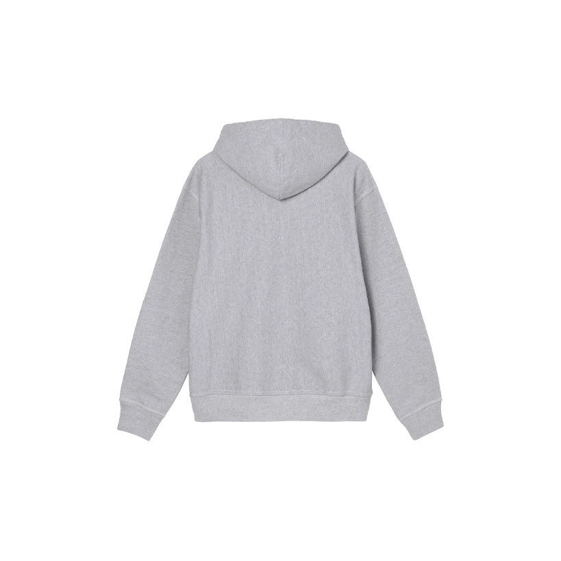 Stussy Contrast Stitch Label Hoodie Green XL - POIZON