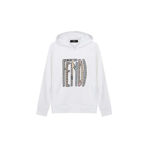 FENDI Sweatshirts Men White