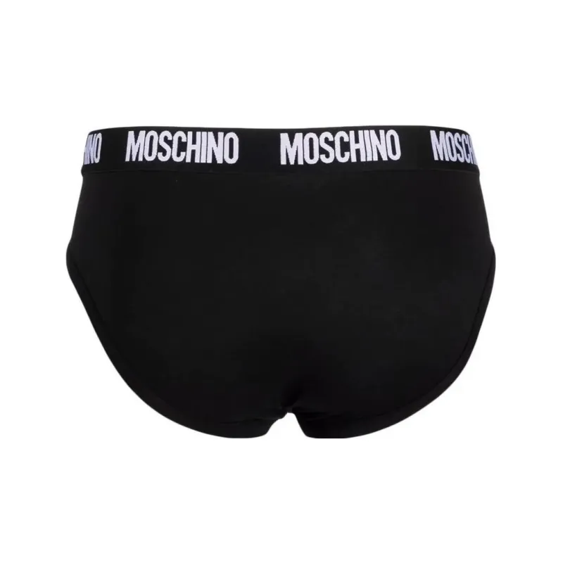 MOSCHINO Logo Waistband Two Pack Boxers-2