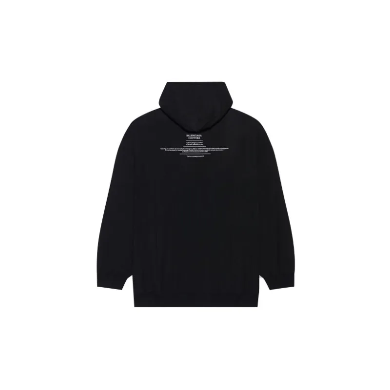 Balenciaga FW21 Sweatshirt Men's Black-1