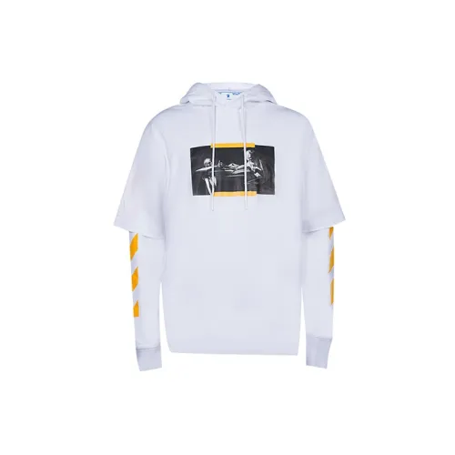 OFF-WHITE Caravaggio St. Jerome Writing Layered Hoodie 