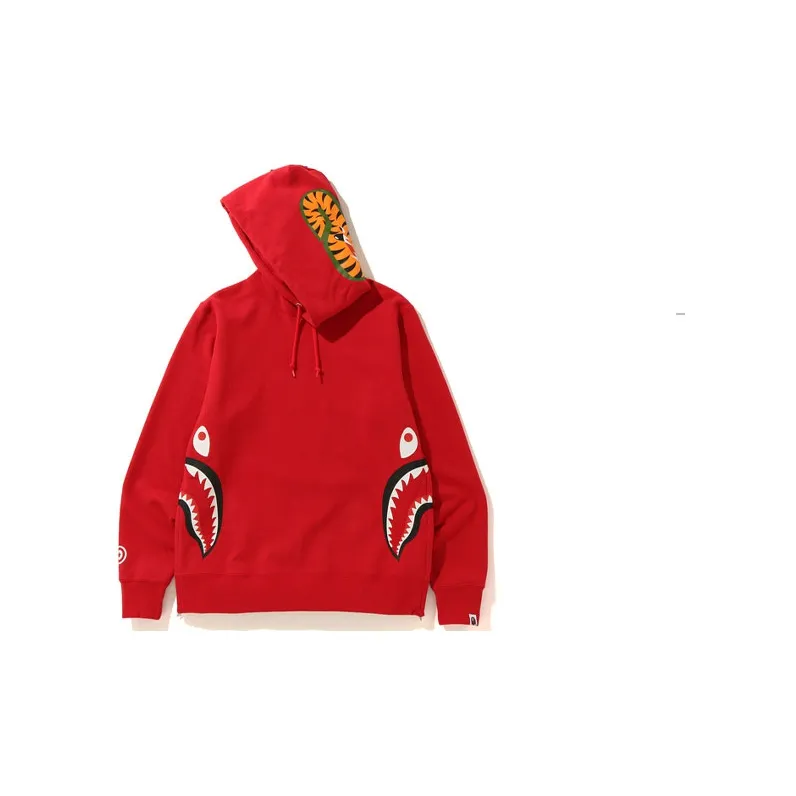 Bape Side Zip Shark Wide Pullover Hoodie-1
