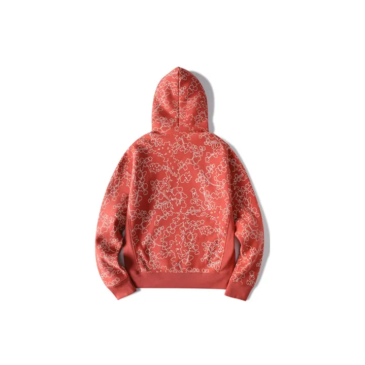 Champion Hooded Regular Sweatshirt US Version Women's Orange Red-1