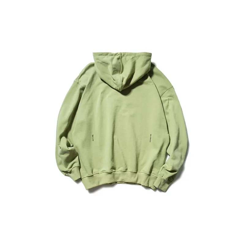 ROARINGWILD Hooded Sweatshirt Unisex Gray Green-1