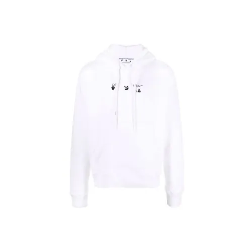 OFF-WHITE Marker Flatlock Slim Hoodie 