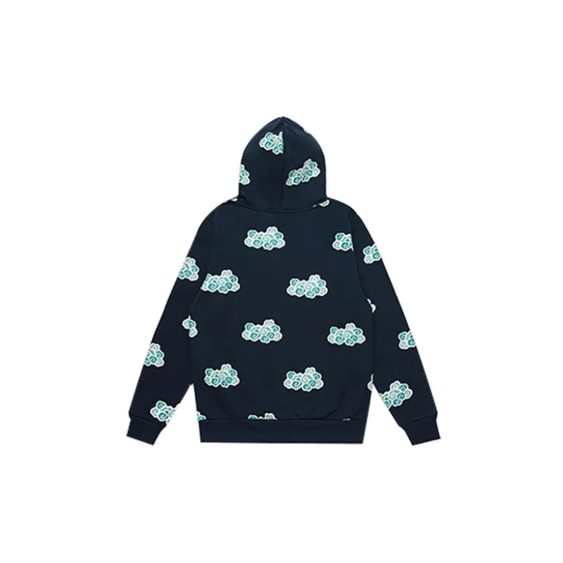 CLOT Hooded Loose Fit Regular Sweatshirt Unisex Navy Blue-1