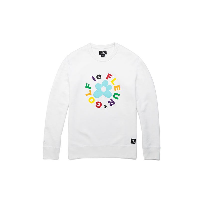 Converse X Golf Le Fleur Sweatshirts Men White POIZON