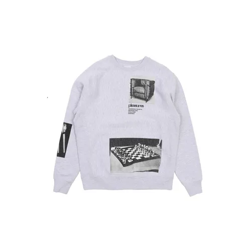 PLEASURES Sweatshirts Unisex Gray