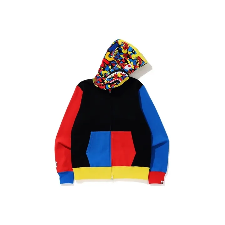 Bape X Medicom Toy Bear Shark Full Zip Hoodie FW20-1