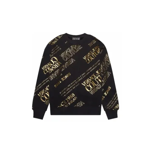 VERSACE JEANS COUTURE Sweatshirts Unisex Black