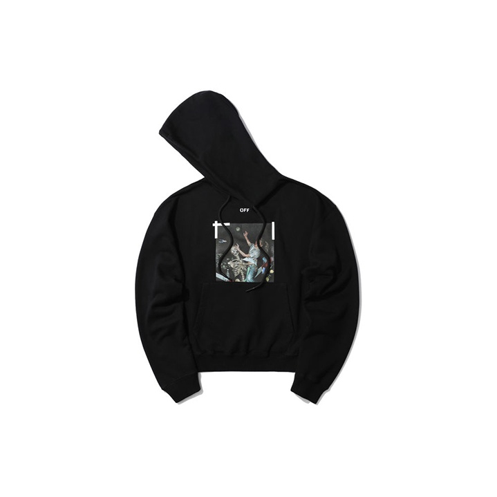 OFF WHITE FW20 Fall Sweatshirt Loose Fit Style Men's Black