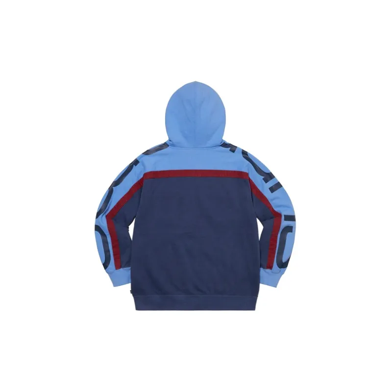 Supreme Big Logo Paneled Zip Up-4