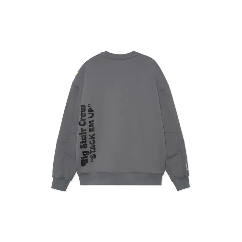 LiNing Skateboard Sweatshirt Unisex Gray-1