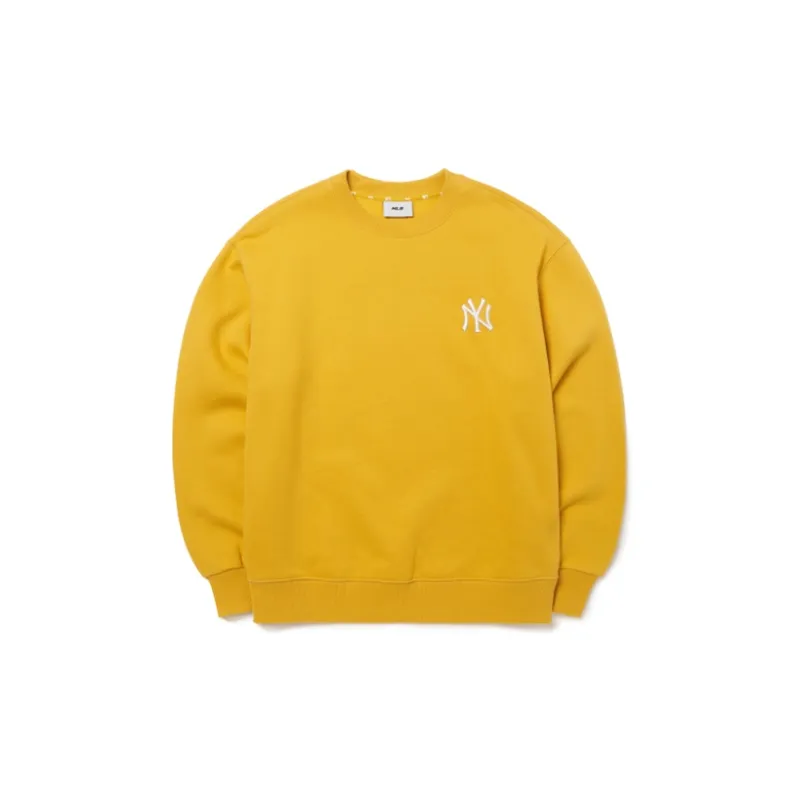 MLB Frown Bear Series Sweatshirts Unisex Yellow-1