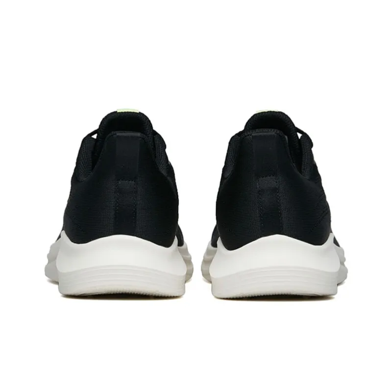 Anta Running Collection Cushioned Anti Slip Wear Resistant Breathable Lightweight Low Top Running Shoes Men's Black-3