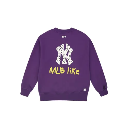 MLB Like Series Sweatshirts Unisex Blue Purple