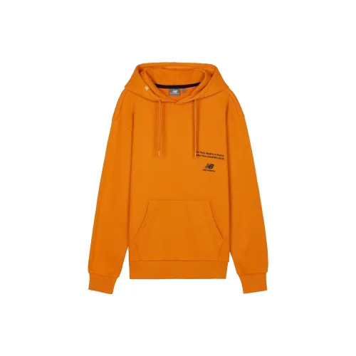 New Balance Sport Style Sweatshirts Men Orange