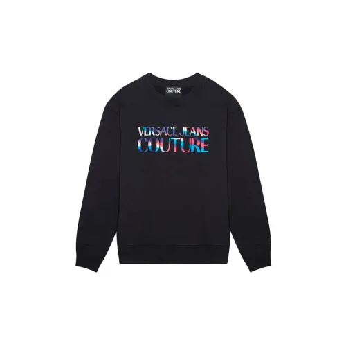 VERSACE JEANS COUTURE Sweatshirts Men Black