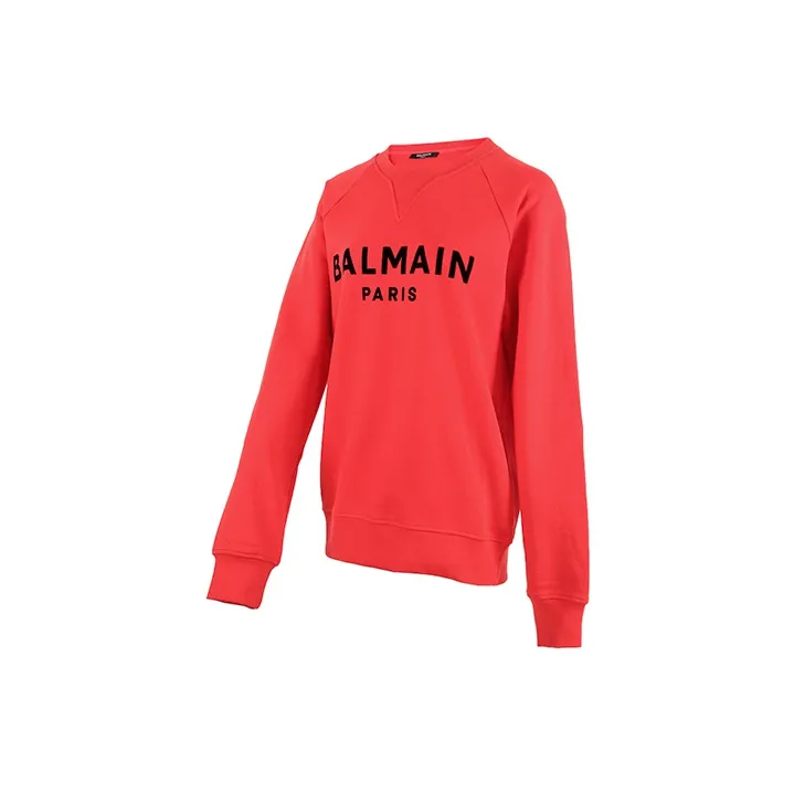 BALMAIN Sweatshirts Men Red-2