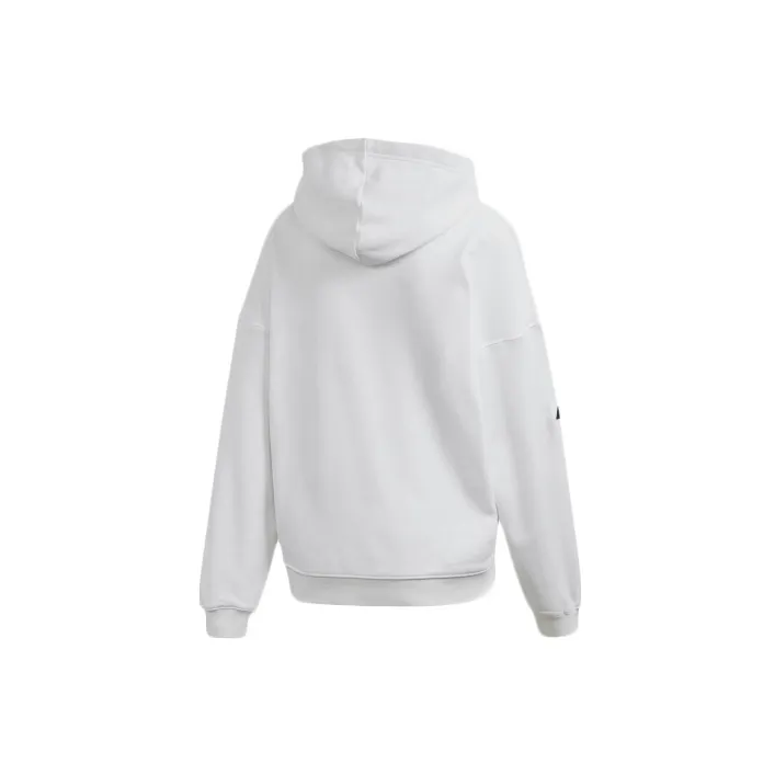 Adidas Big Trifoil Pullover Hoodie White/Black-1