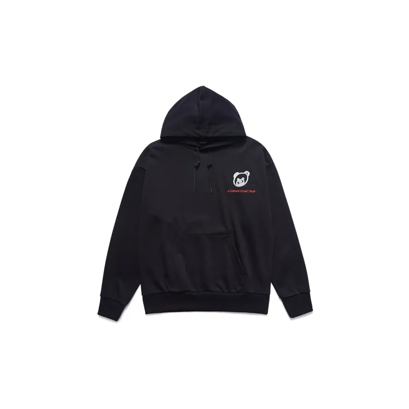 Thankque Hooded Loose Fit Regular Sweatshirt Unisex-1