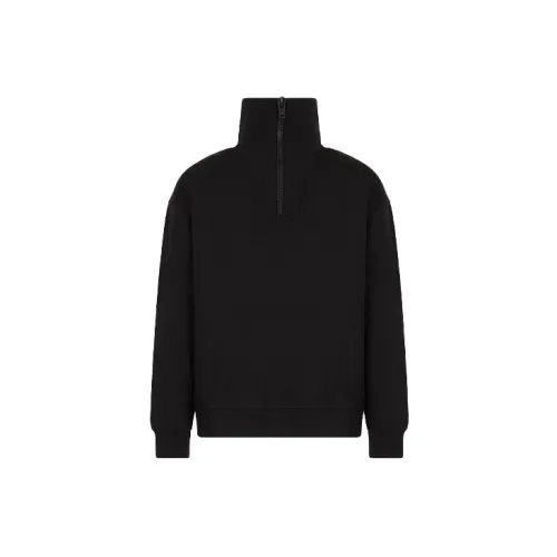 EMPORIO ARMANI Sustainable Collection Sweatshirts Men Black