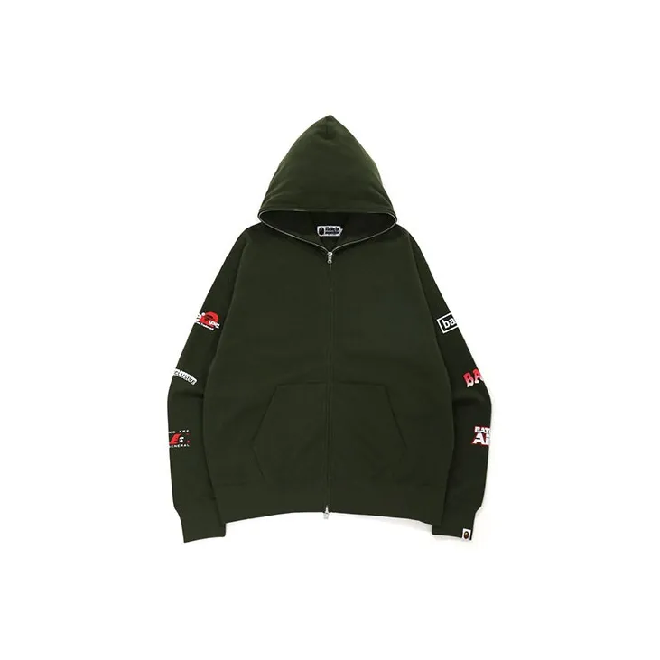 Bape Big Ape Head Digital Mosaic Relaxed Fit Full Zip Hoodie-3