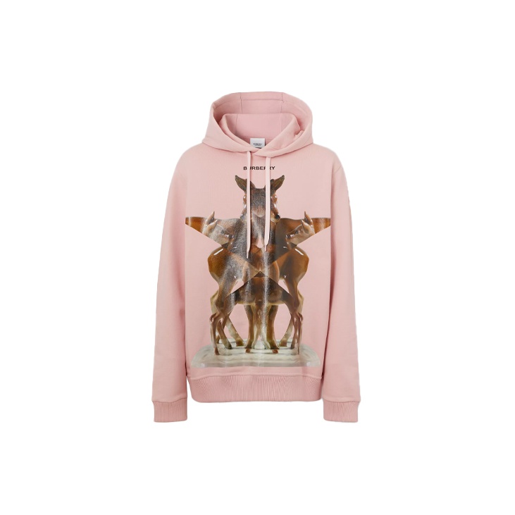 Burberry Pink Hoodies Sweatshirts on Sale Authentic POIZON