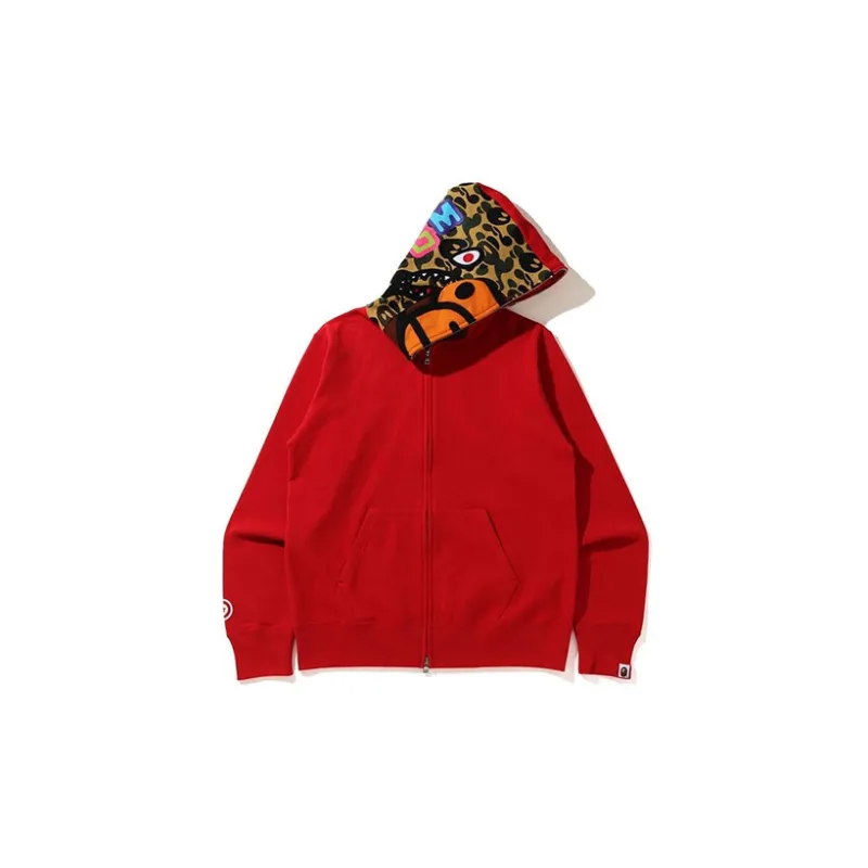 Bape Milo Shark Full Zip Hoodie-4