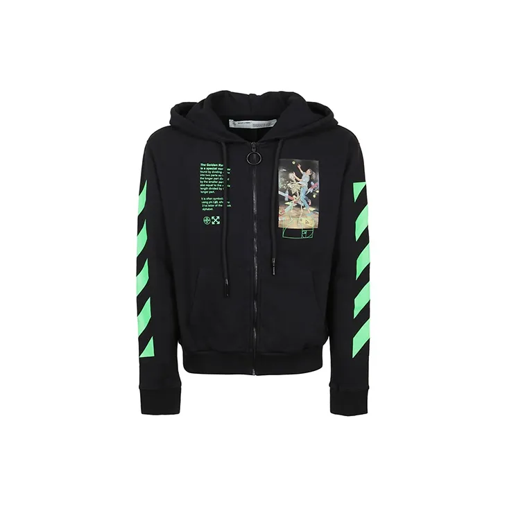 OFF WHITE Golden Ratio Graphic Zip Up Hoodie-1