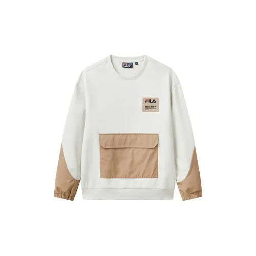 FILA Sweatshirts Men Gardenia Yellow