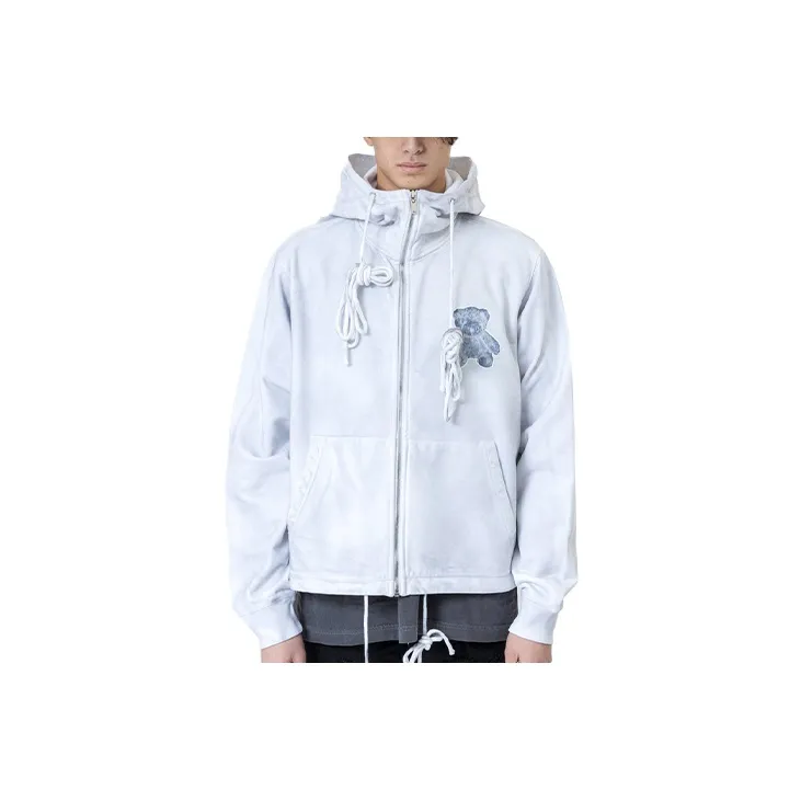 WE11DONE Teddy Sweatshirts Unisex White-1