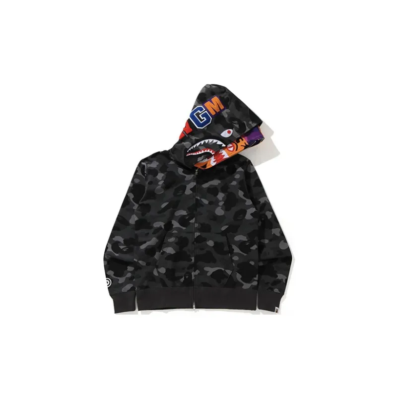Bape Color Camo Champion Full Zip Hoodie-2