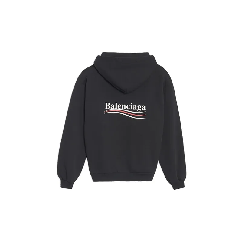 Balenciaga Political Campaign Logo print Hoodie-1