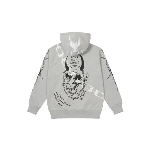 PALACE Sweatshirts Unisex Gray