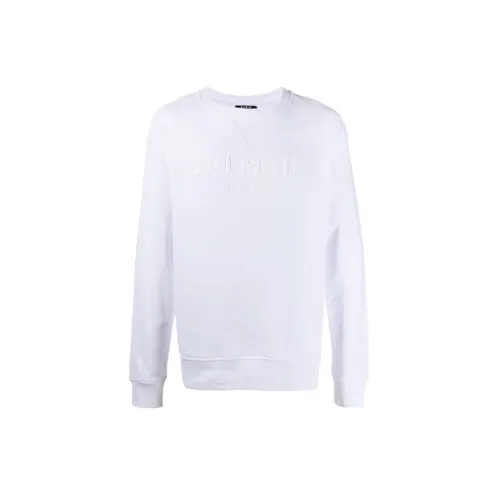 BALMAIN Sweatshirts Men White