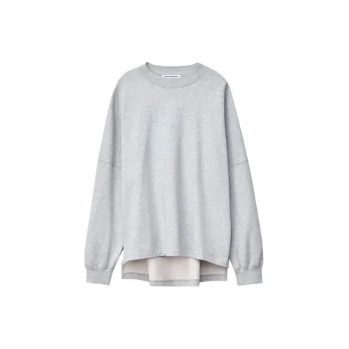 alexander wang Logo Printing Sweatshirt Grey Wmns