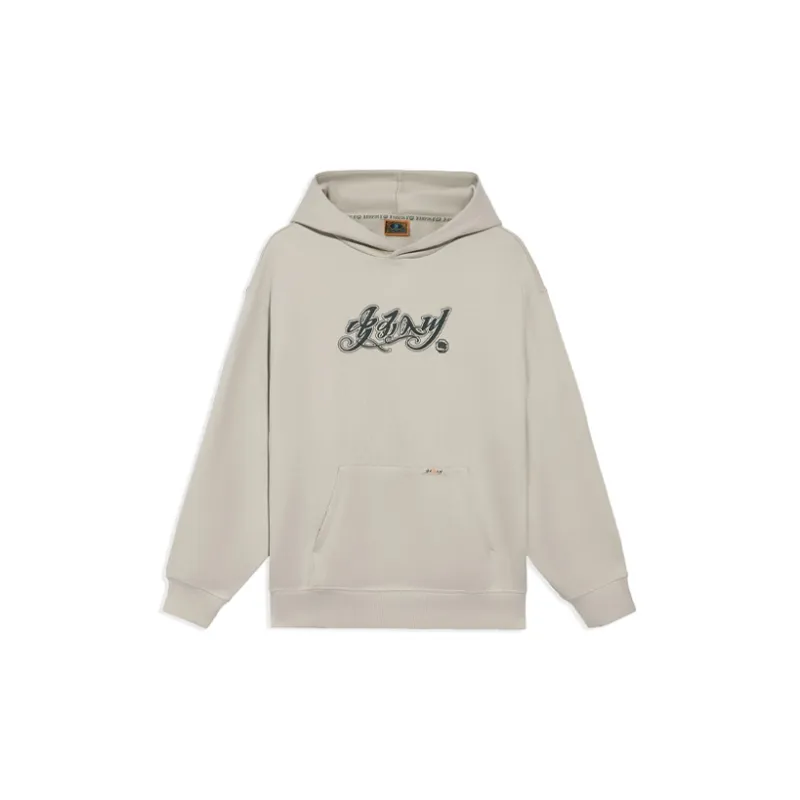 LiNing Sweatshirt Unisex Yellow Gray-1