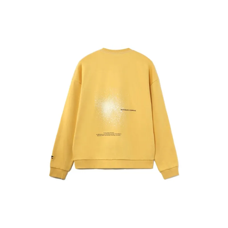 LINING Skateboard Sweatshirts Unisex Light Ochre Yellow-1