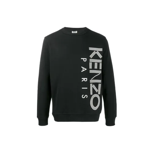 KENZO Letter Logo Sweatshirts Men Black