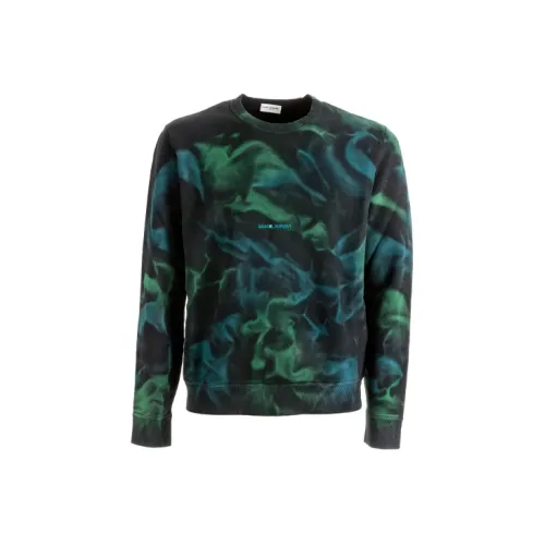 SAINT LAURENT Sweatshirts Men Green