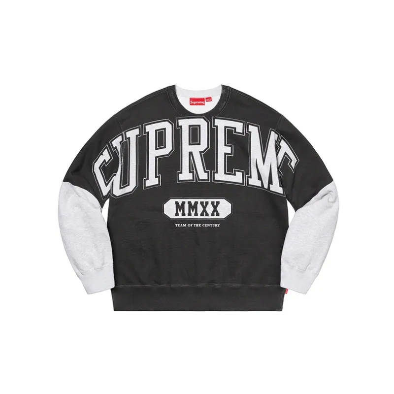 Supreme Overprint Crewneck - POIZON